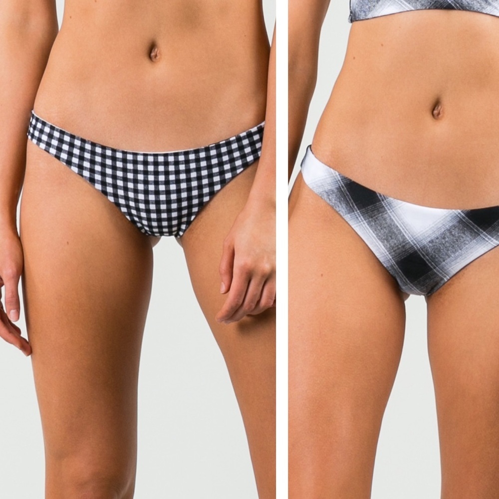 NWT RUSTY SUN DAZED REVERSIBLE CHEEKY BOTTOMS L
